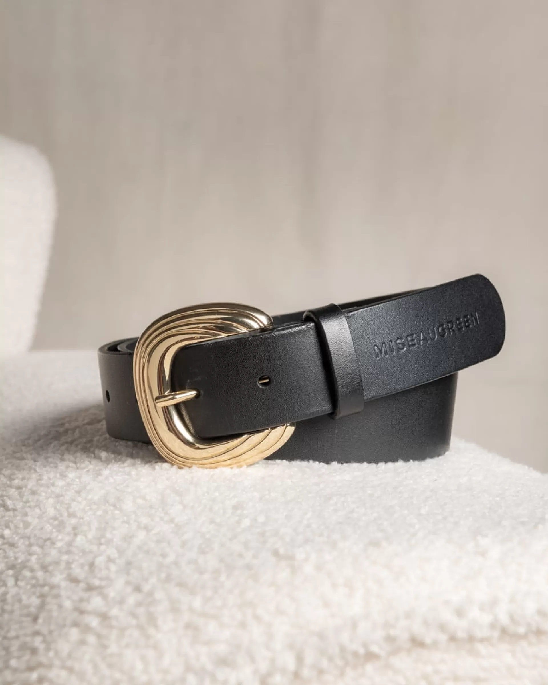Outlet Ceinture signature avec boucle travaillée Femme Accessoires