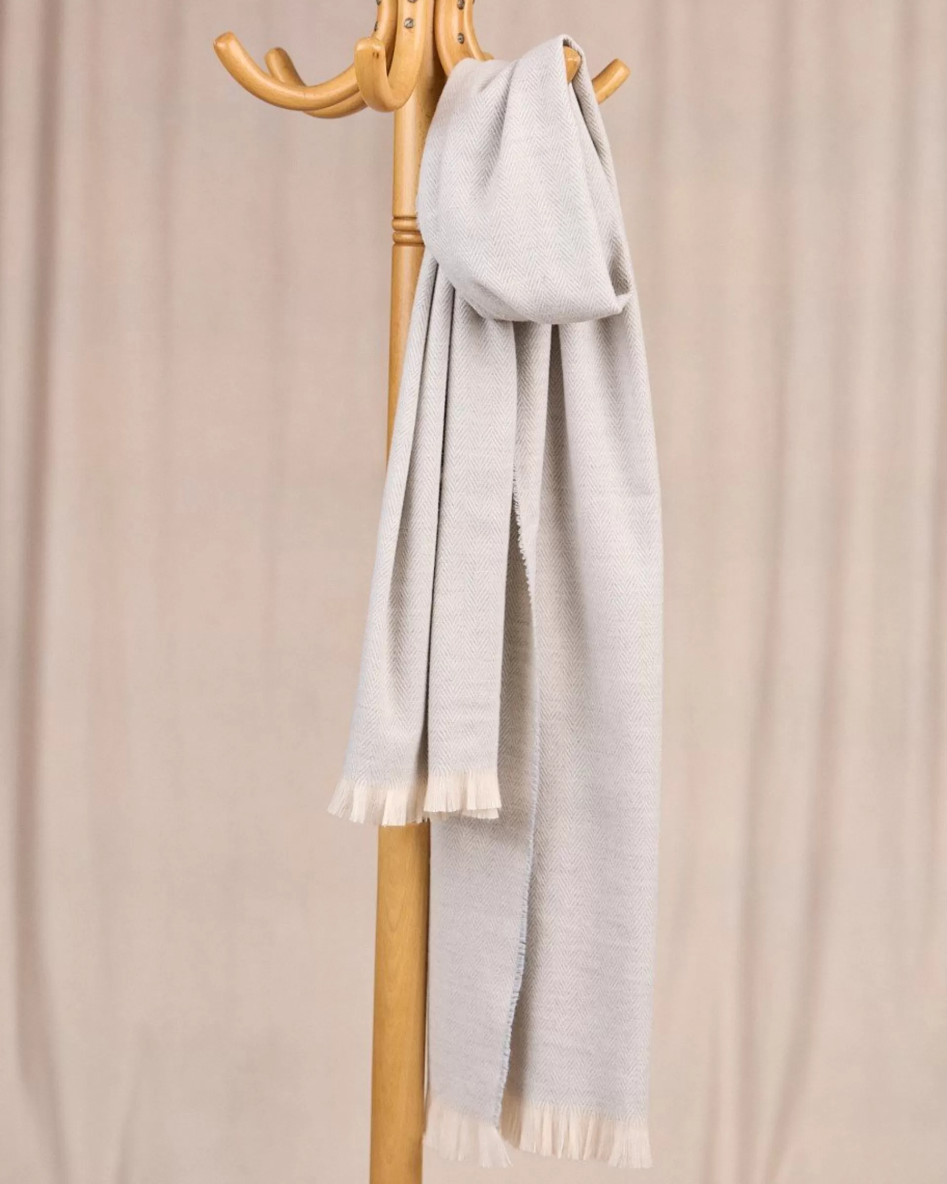 Store Écharpe à motif chevron gris moyen Homme Echarpe & Bonnet & Gants