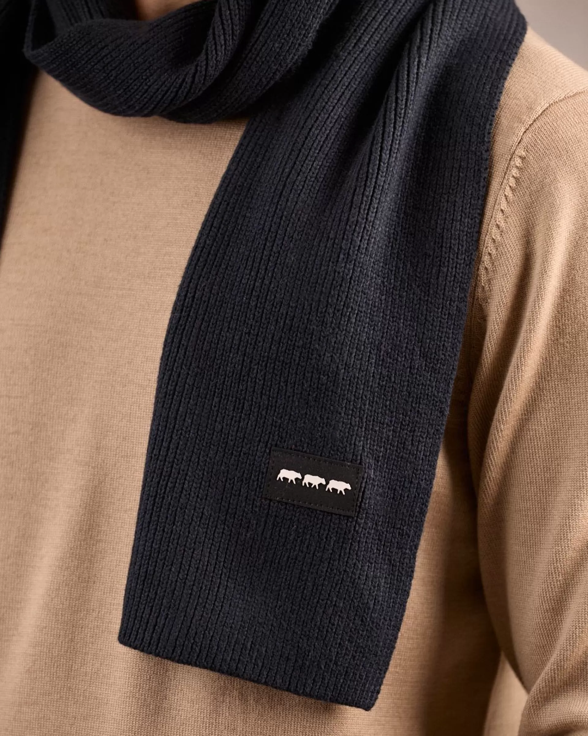 Cheap Écharpe unie en tricot Homme Echarpe & Bonnet & Gants | Accessoires