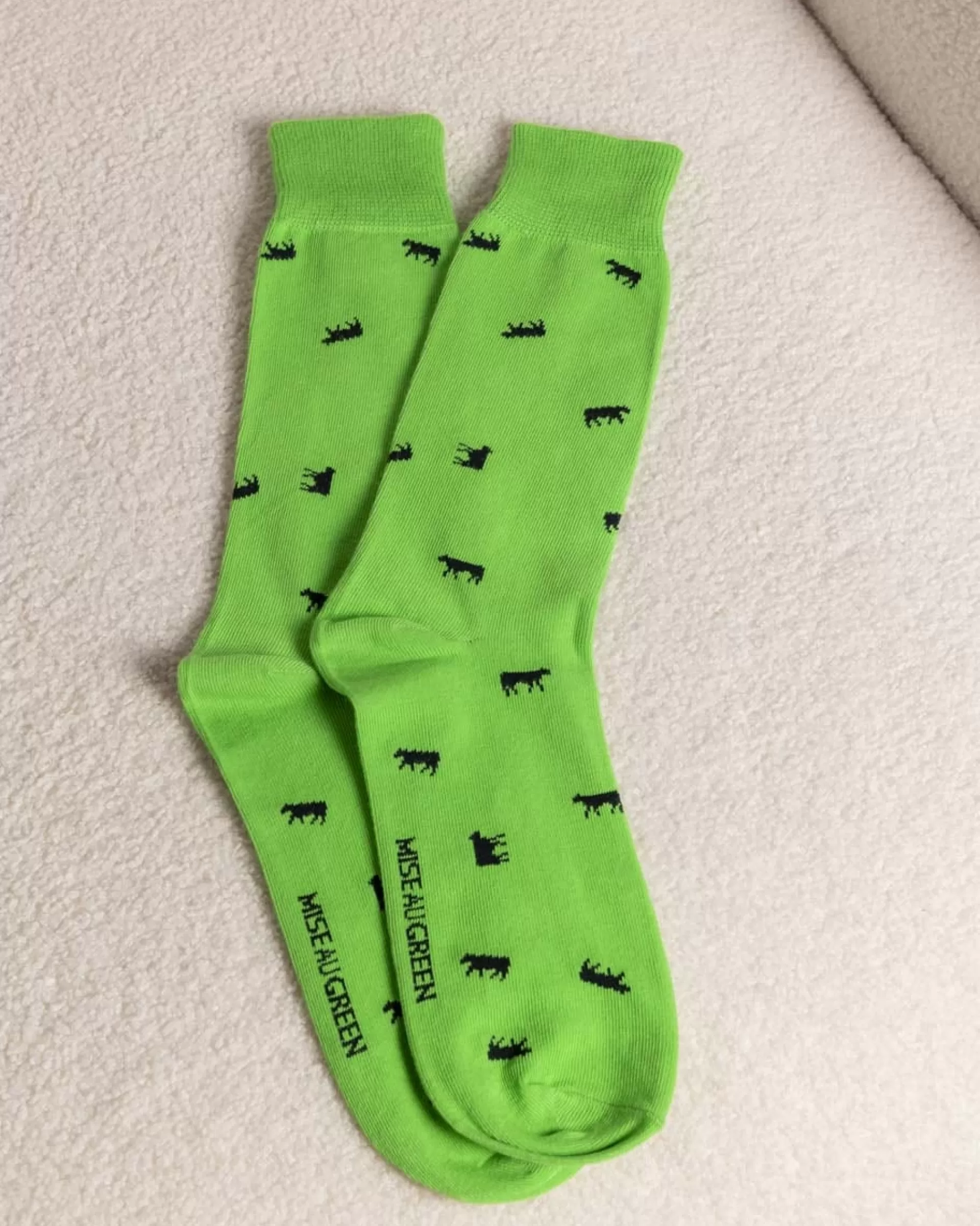 Shop Chaussettes Billie vert pomme Homme Chaussettes