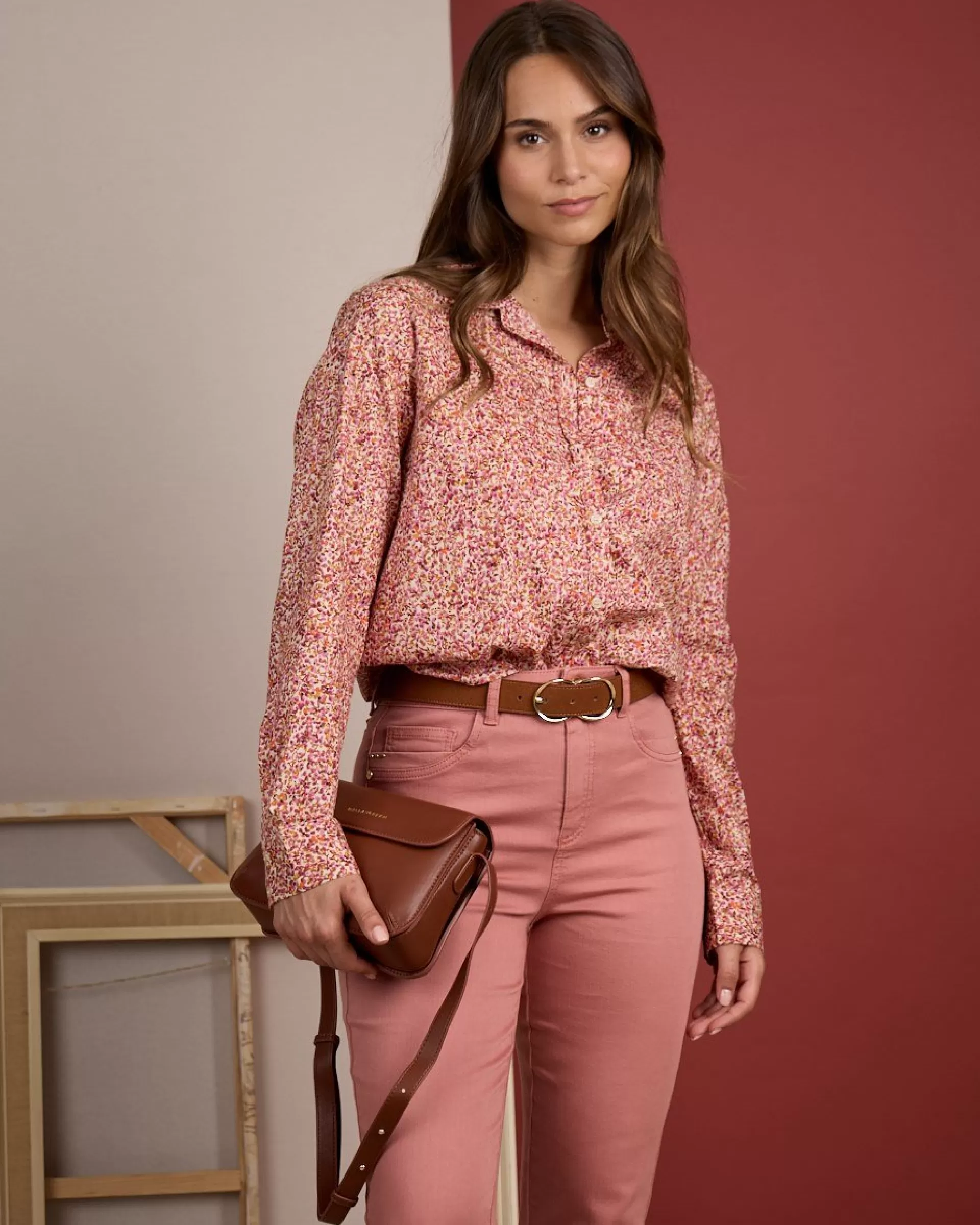 Flash Sale Chemise à imprimé floral Femme Chemisier & Tunique