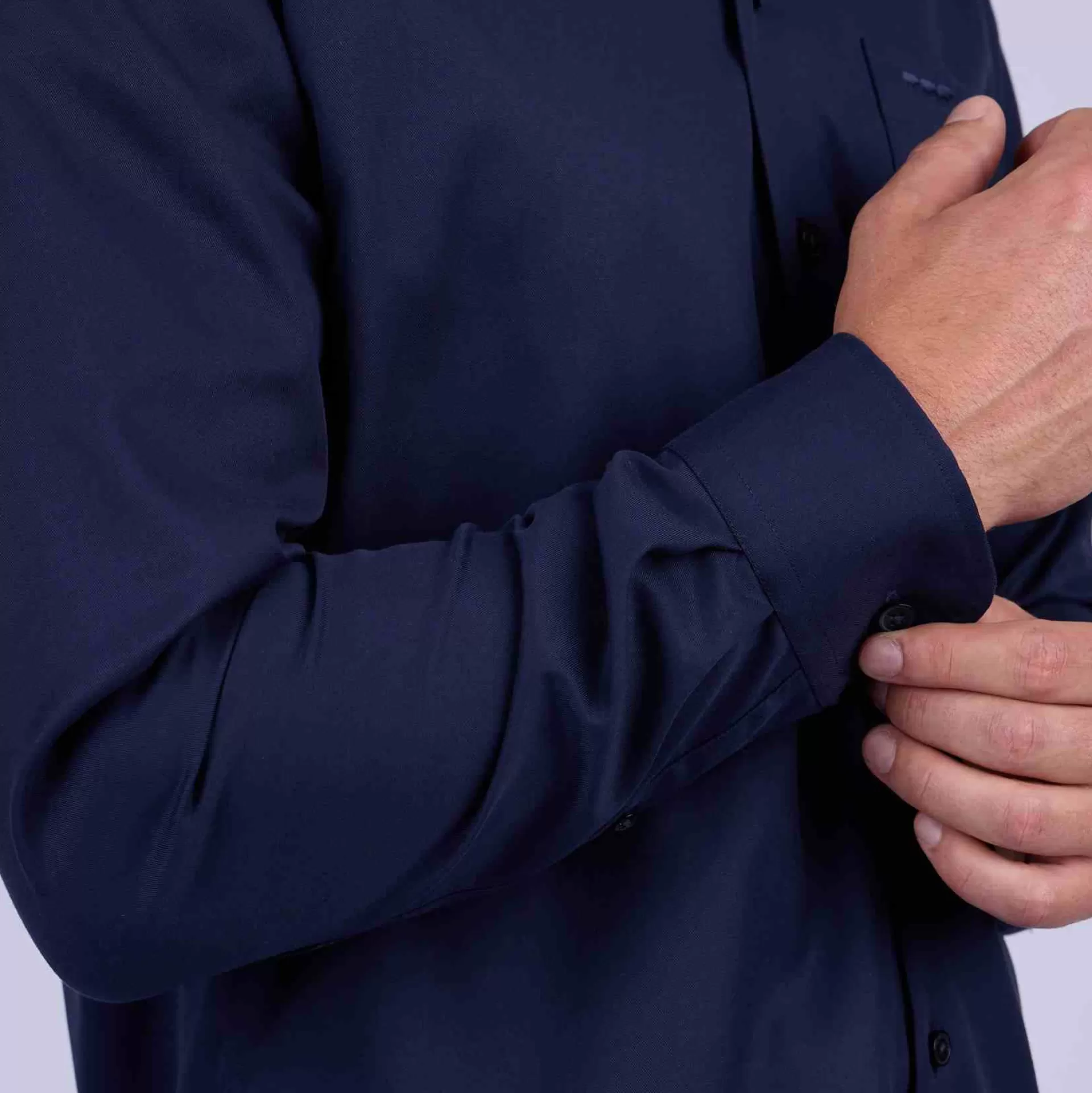 chemise_unie_bleu_marine_9-1.webp Discount Chemise unie bleu marine Homme Chemise