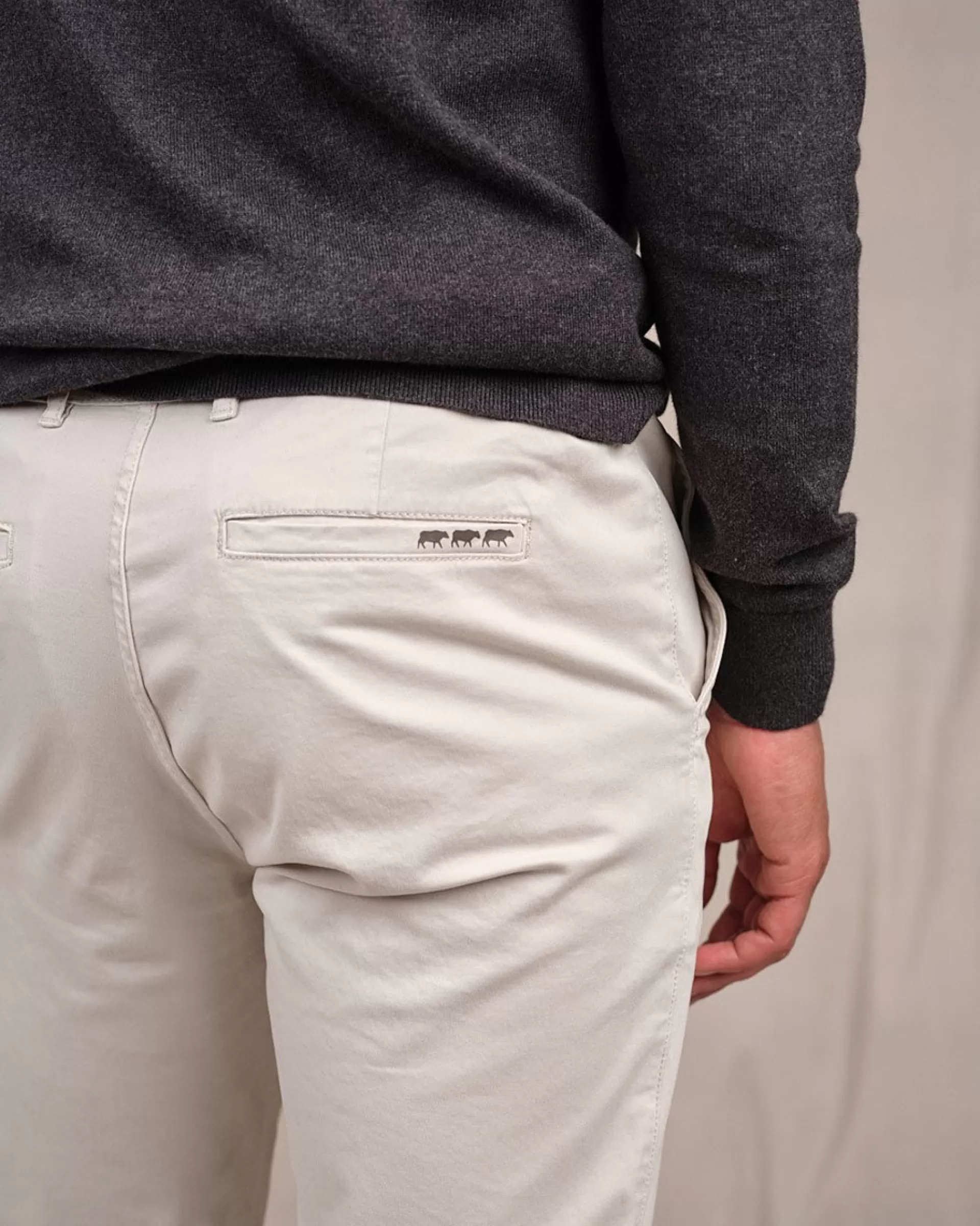 Best Chino Cyrile gris moyen Homme Pantalon & Jean