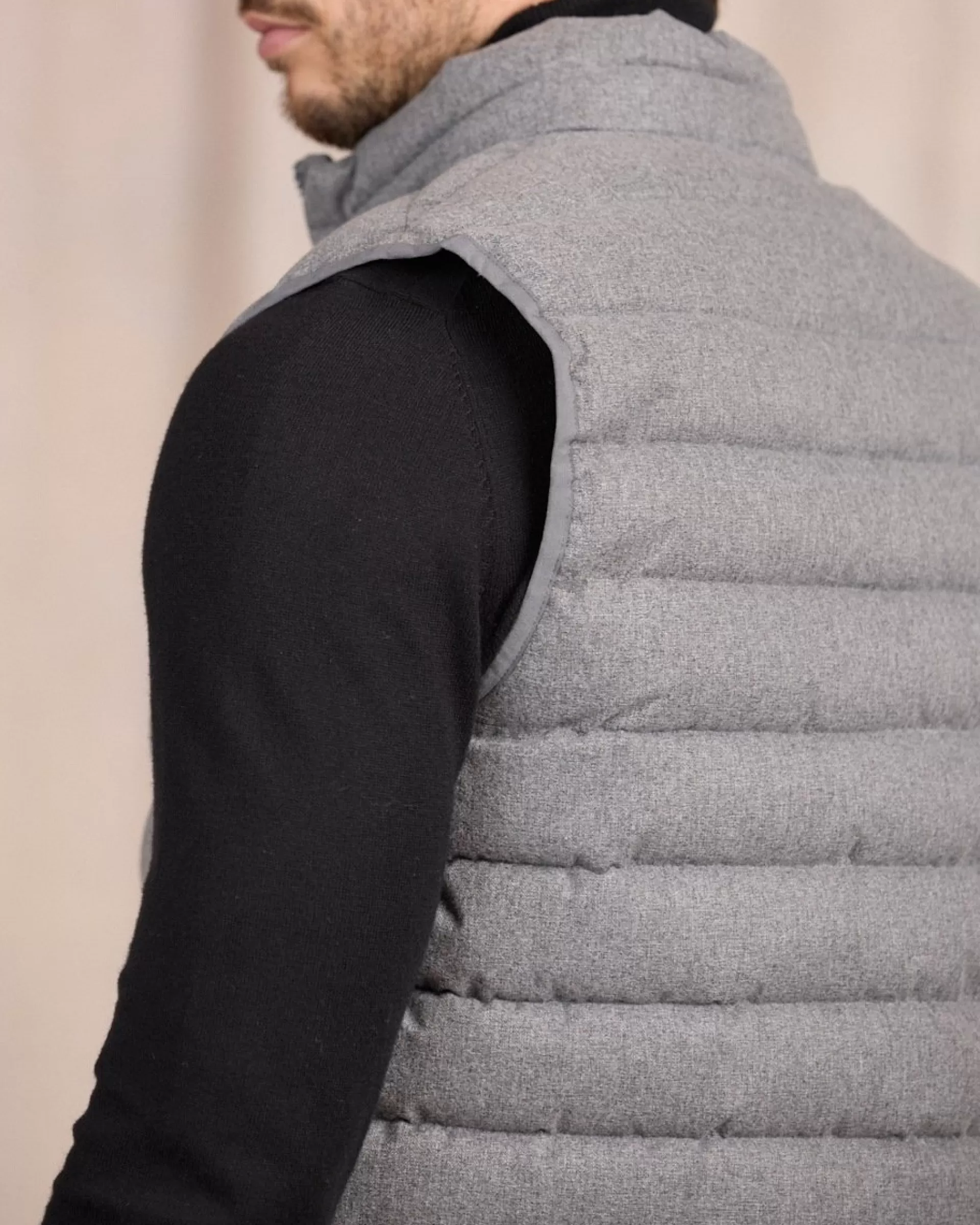 Cheap Doudoune Carter light grey Homme Doudoune