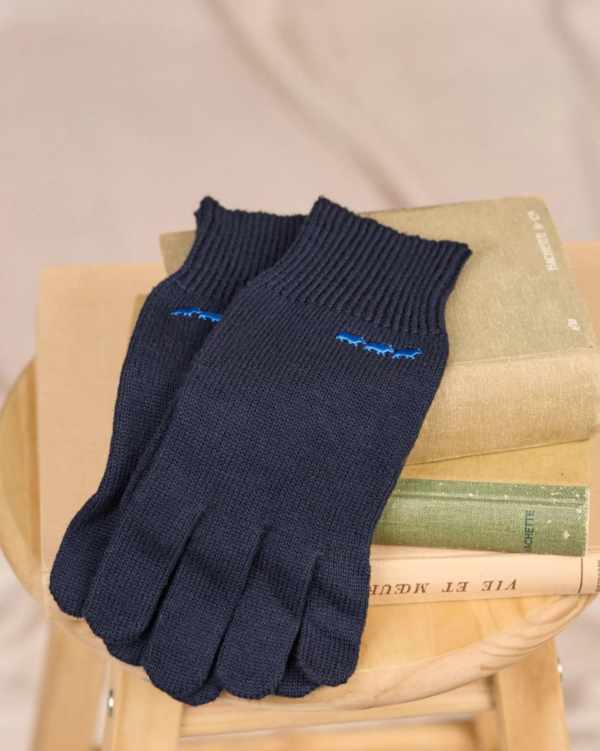 Discount Gants Connie bleu marine Homme Echarpe & Bonnet & Gants