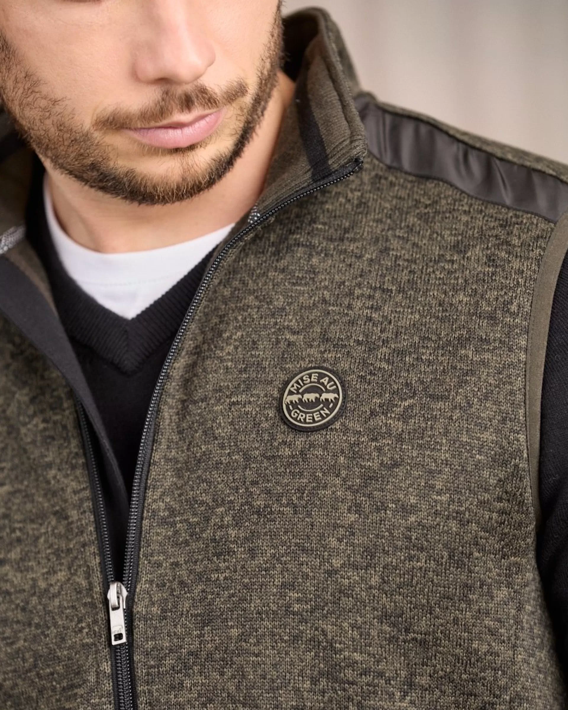 Store Polaire sans manches Homme Polaire