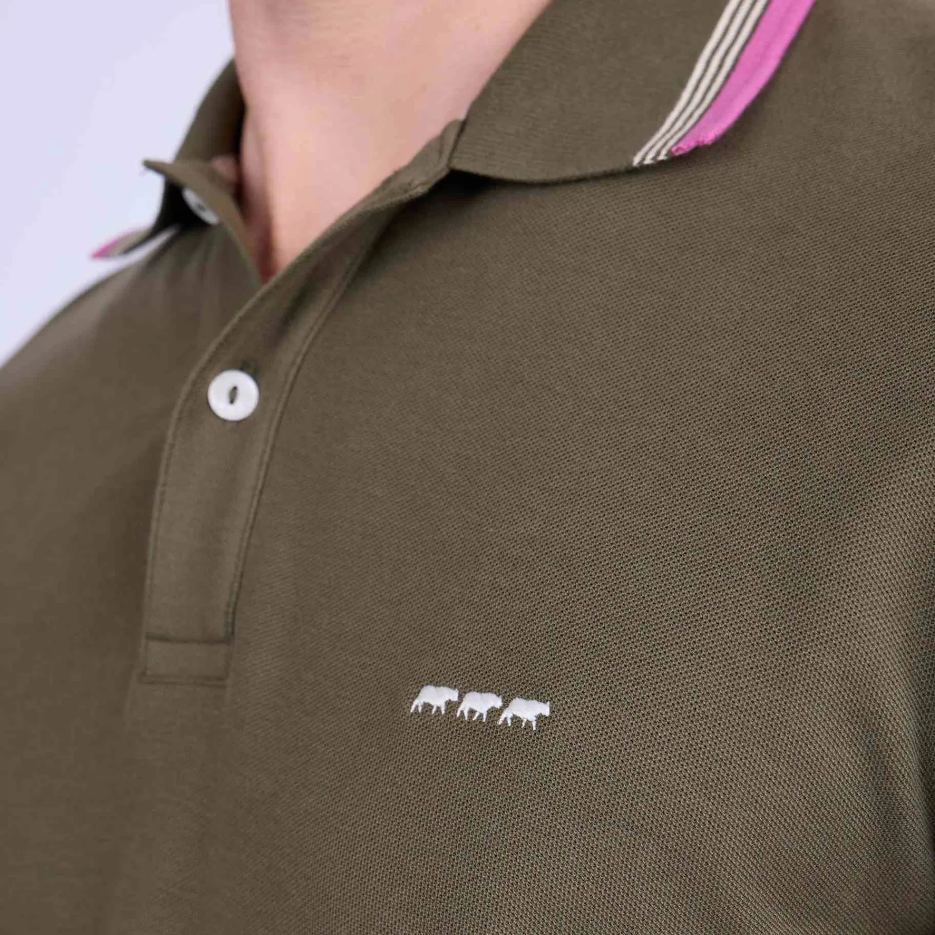 polo__contraste_kaki_8-1.webp Cheap Polo à contraste Homme Polo