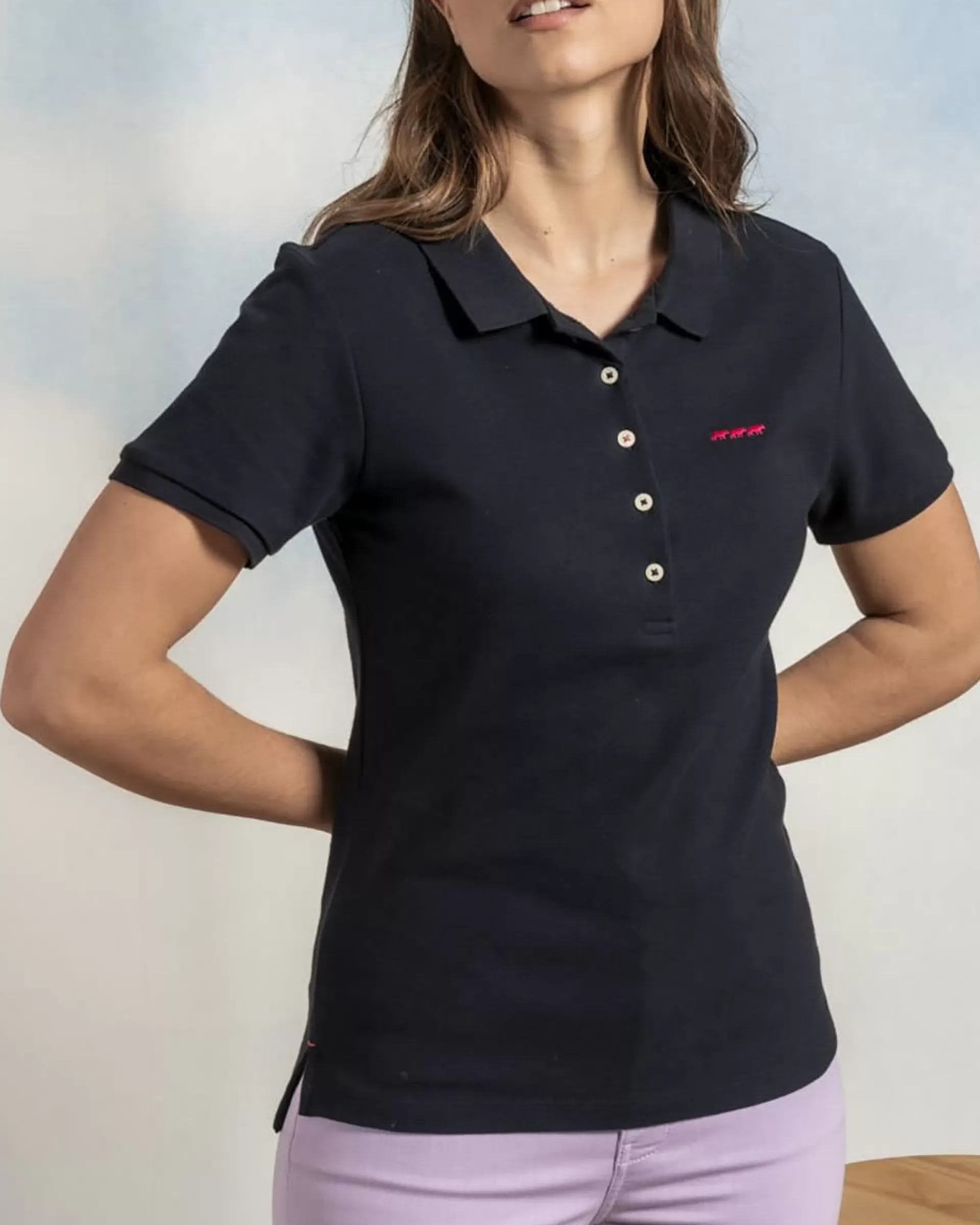 Flash Sale Polo Jeanne bleu marine Femme Polo