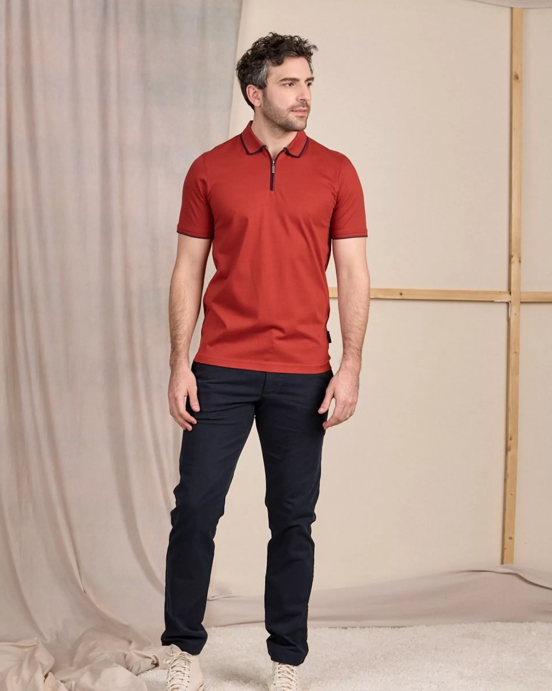 Outlet Polo ville zippé Homme Polo