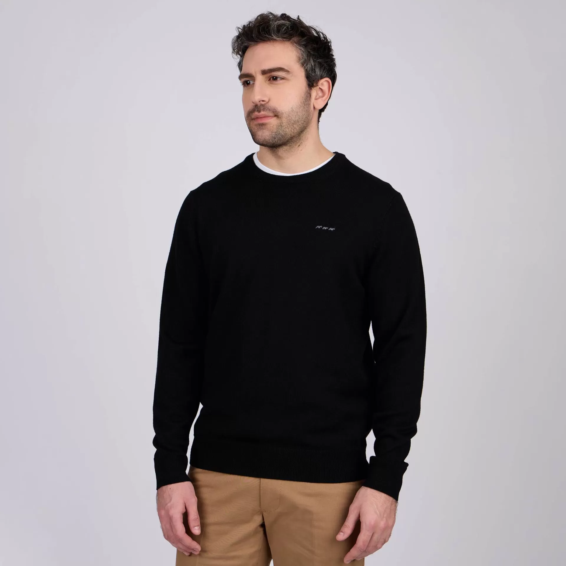 pull_col_rond_noir_6-1.webp Best Sale Pull col rond Homme Pull