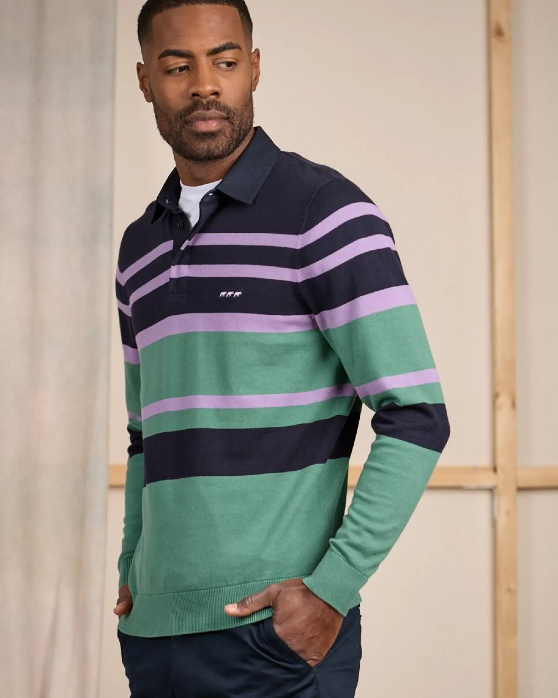 Fashion Pull Cyril bleu marine Homme Pull
