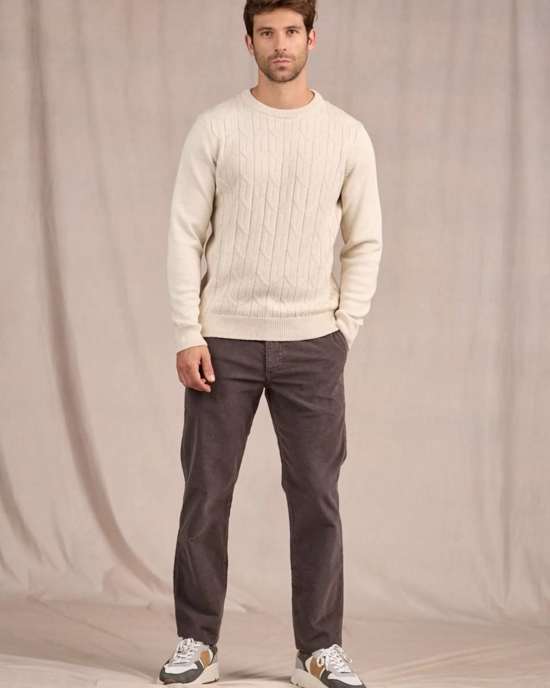 Fashion Pull torsadé Homme Pull
