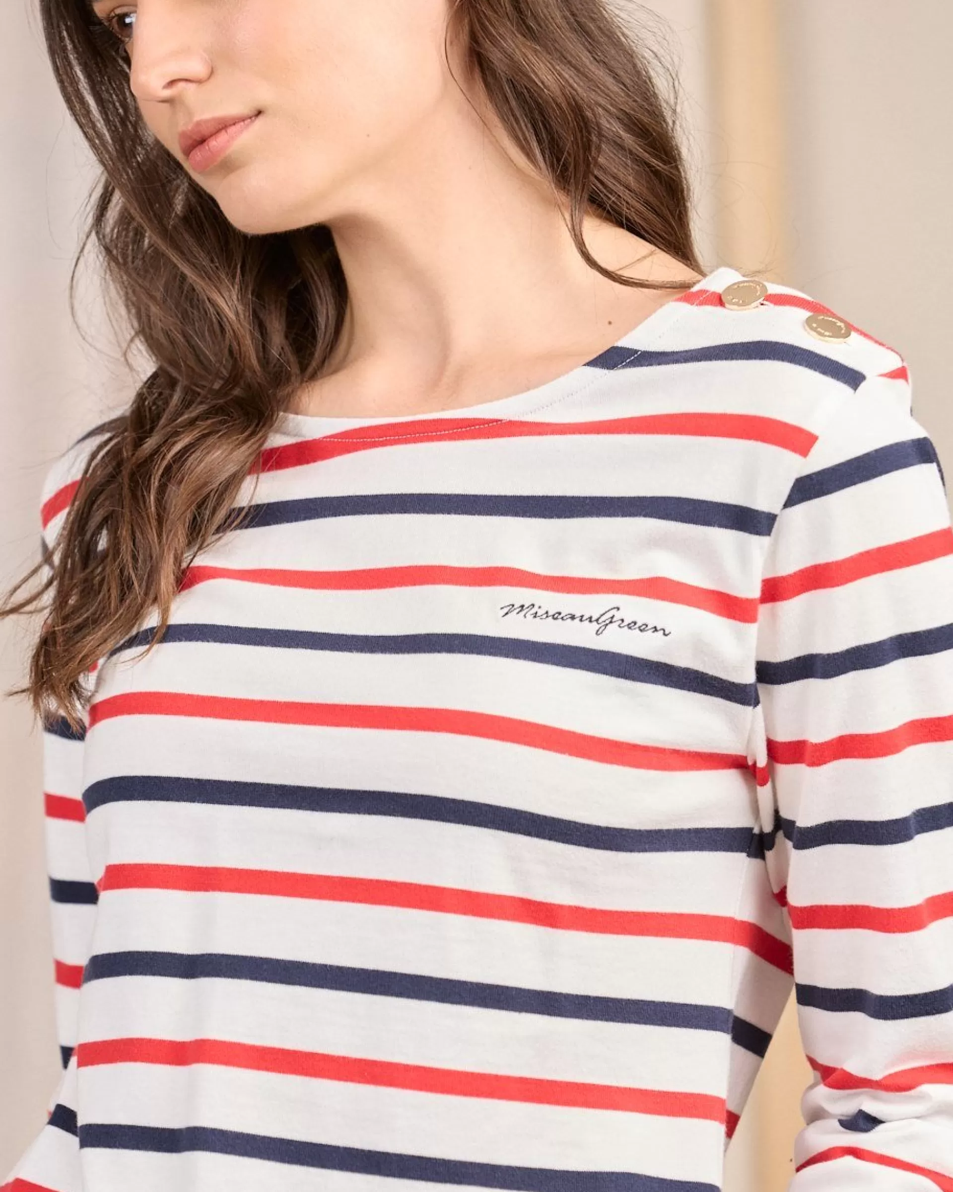 New T-shirt Cyrielle blanc cassé Femme T-shirt