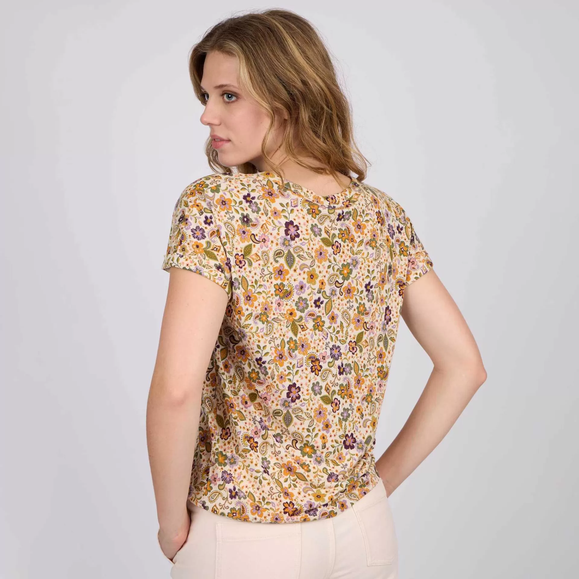 tshirt_sidonie_beige_5-1.webp Shop T-shirt Sidonie Femme T-shirt