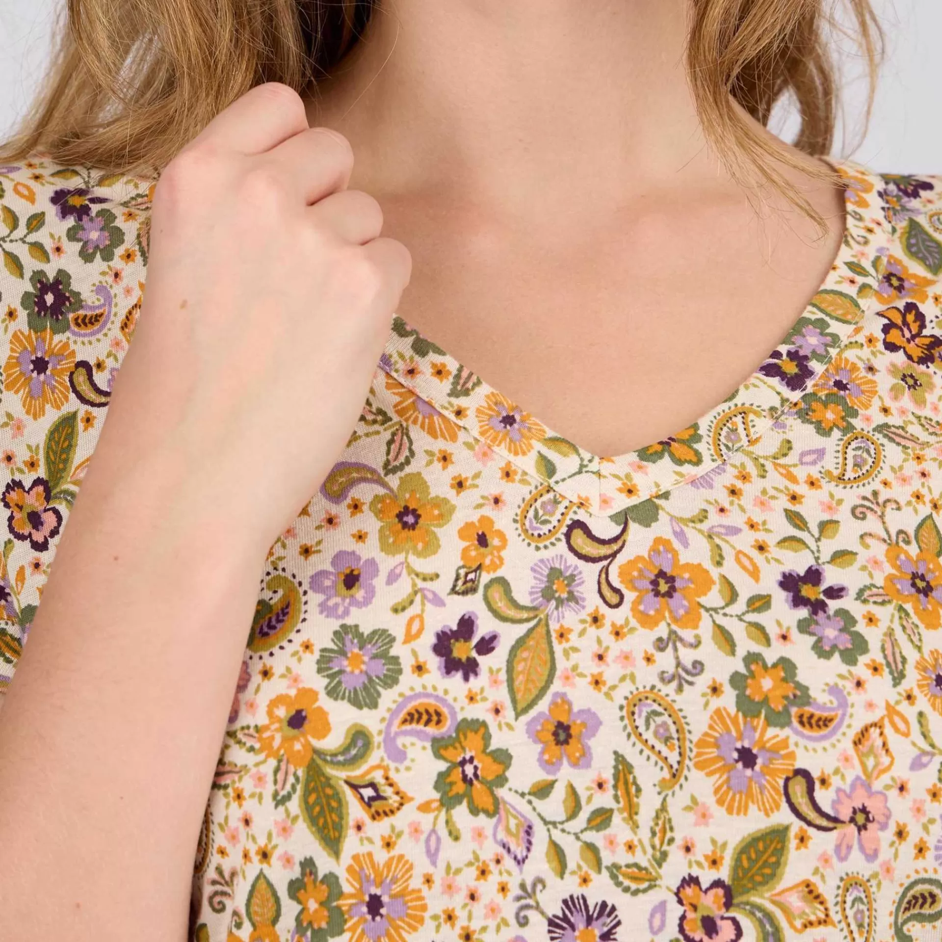 tshirt_sidonie_beige_7-1.webp Shop T-shirt Sidonie Femme T-shirt