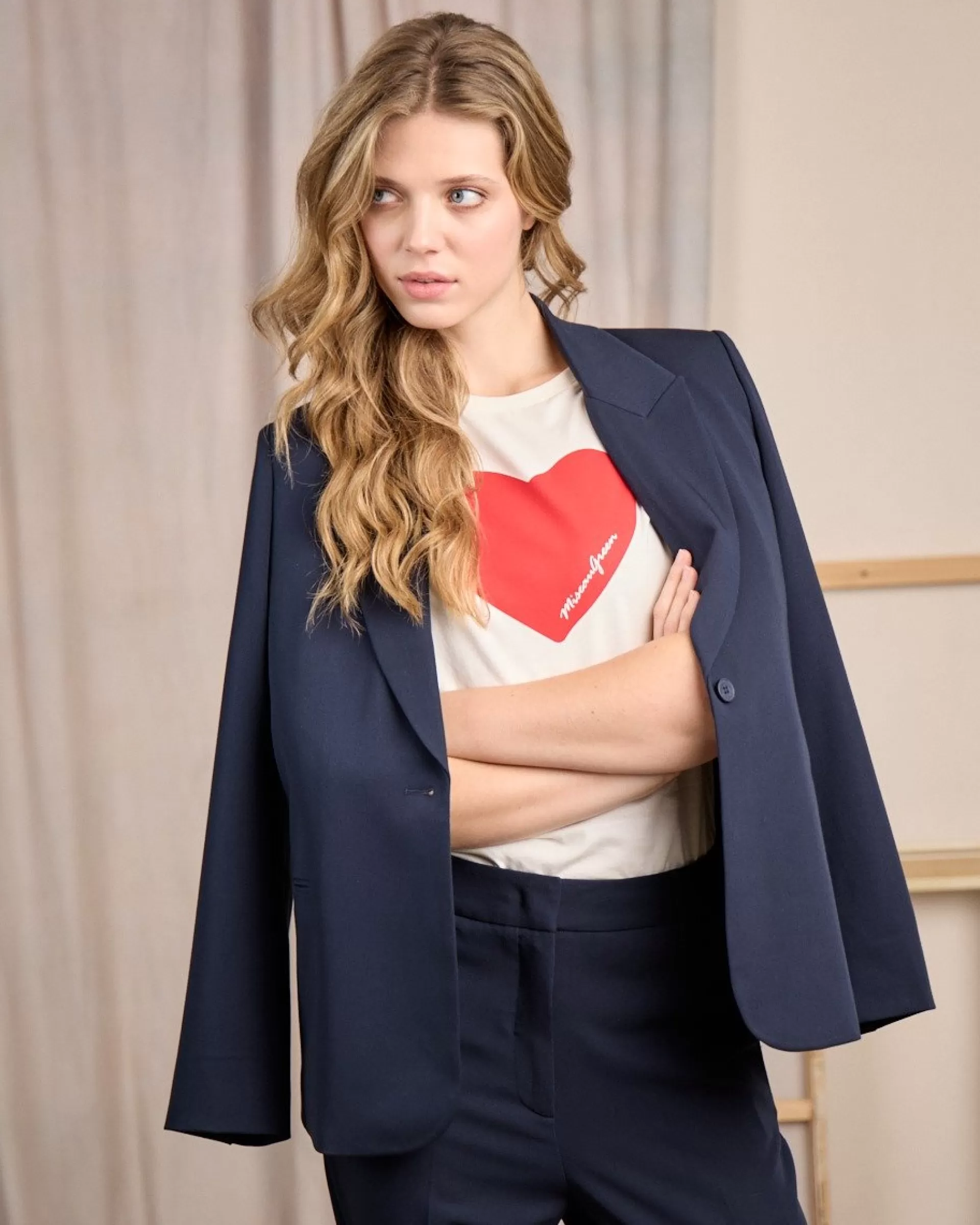 Sale Veste Coralie bleu marine Femme Veste
